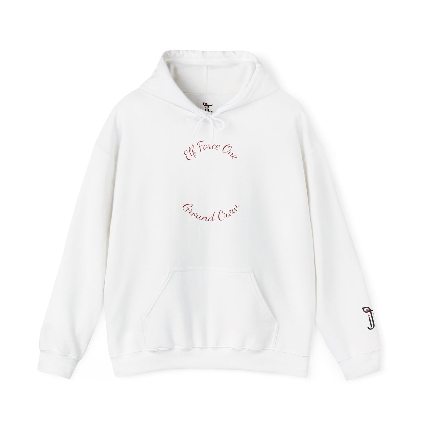 Elf Force One Hoodie — North Pole Executive Airport Crew Sweatshirt