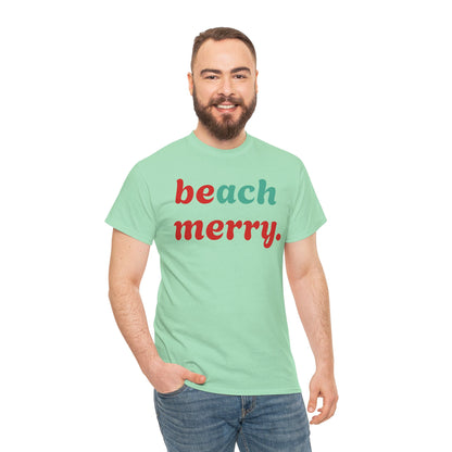 “Beach Merry” — Holiday T-Shirt