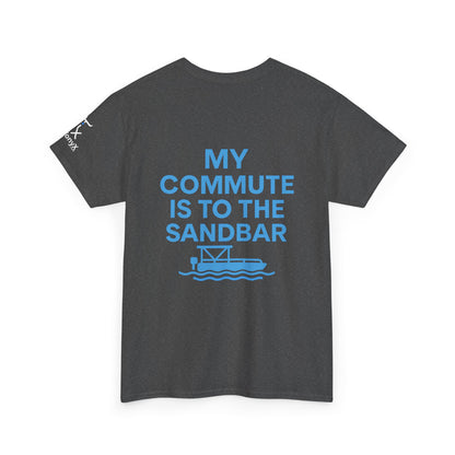 Waves and Weekends Tee - My Commute is to the Sandbar