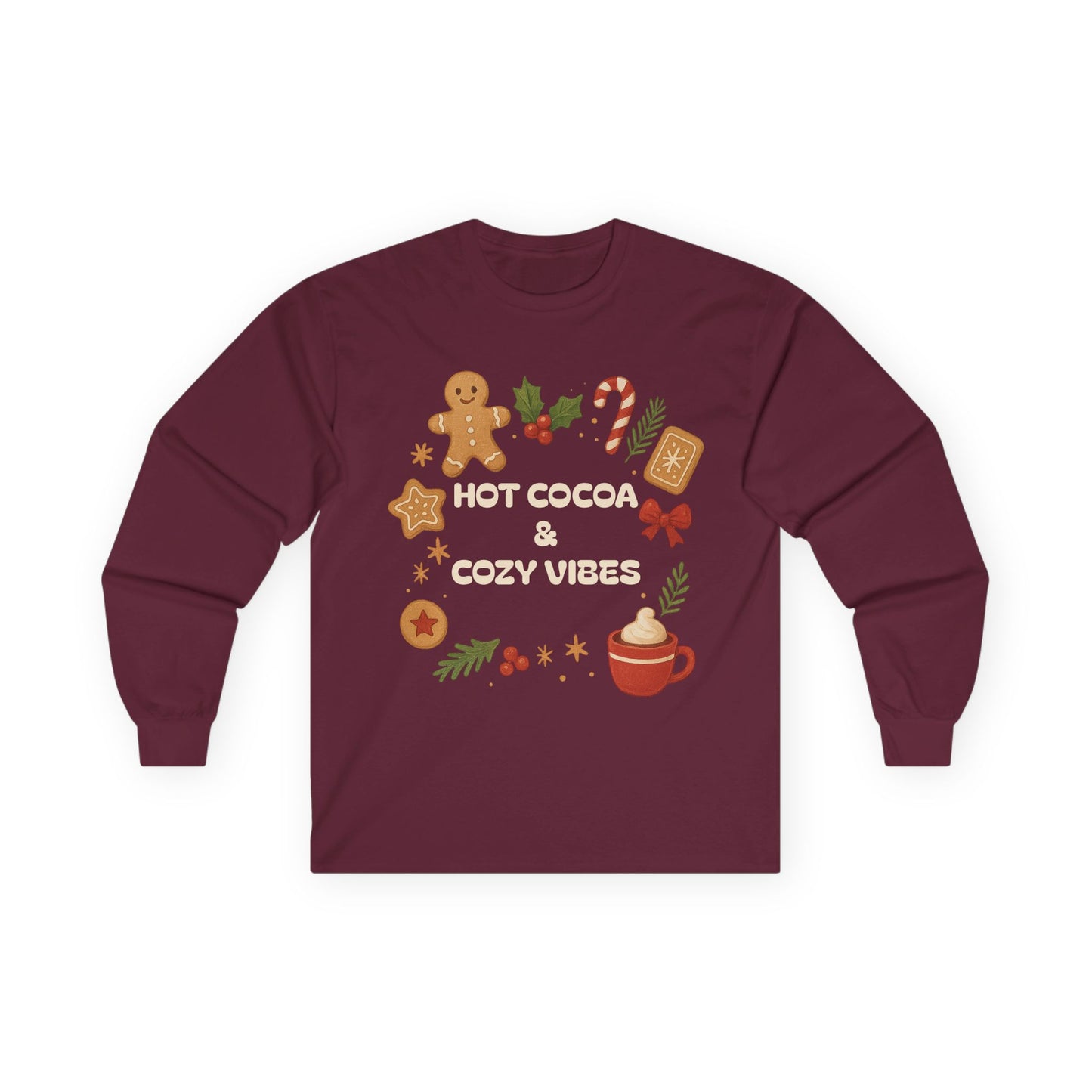 Various Unisex Holiday Long Sleeve T-Shirt — Personalize Your Favorite!