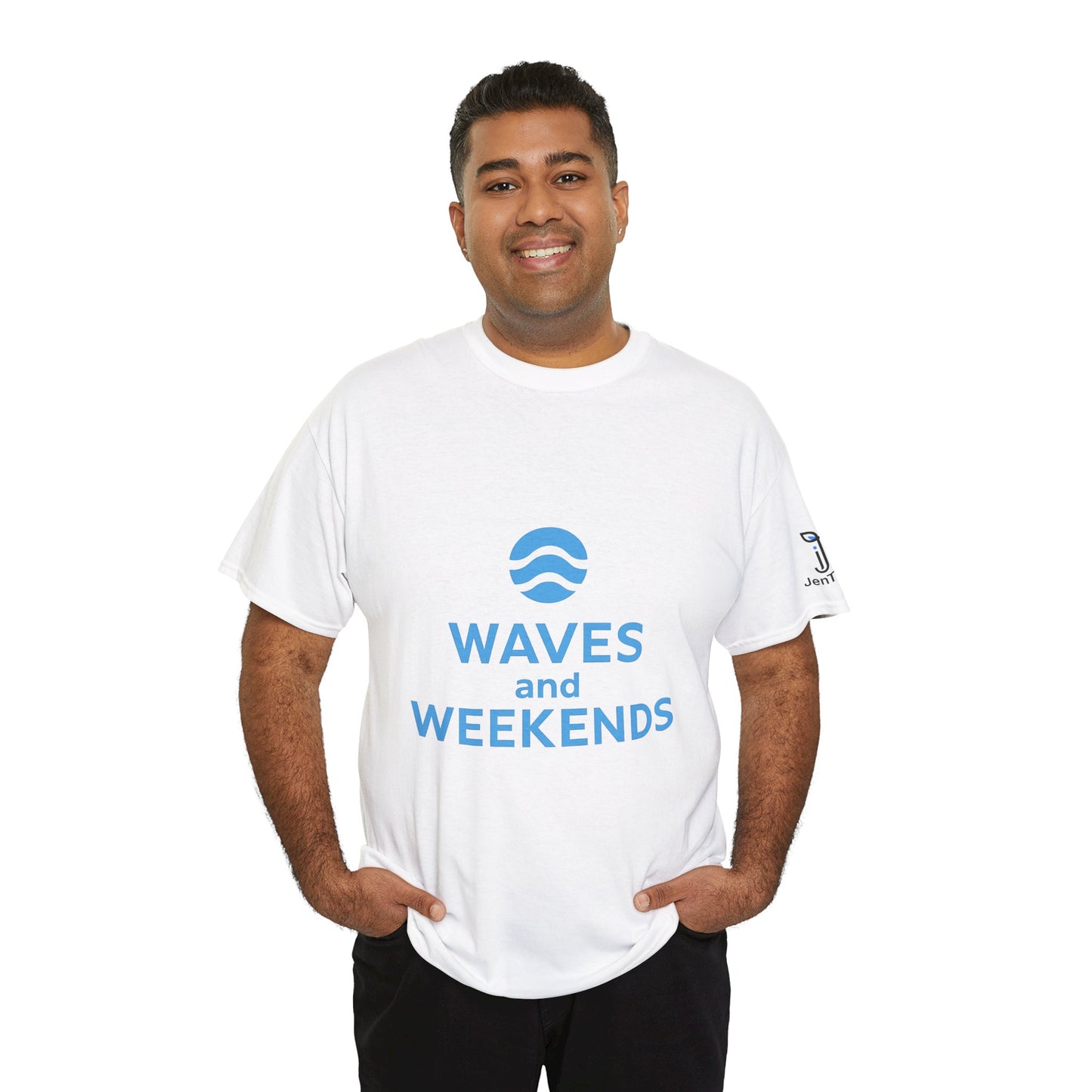 Waves and Weekends Tee - My Commute is to the Sandbar