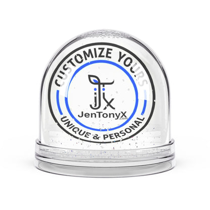 Customizable Snow Globe – Personalized Desk Ornament, Unique Corporate or Holiday Gift