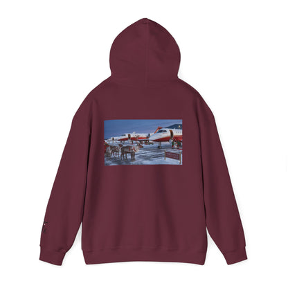Elf Force One Hoodie — North Pole Executive Airport Crew Sweatshirt