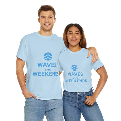 Waves and Weekends Tee - My Commute is to the Sandbar
