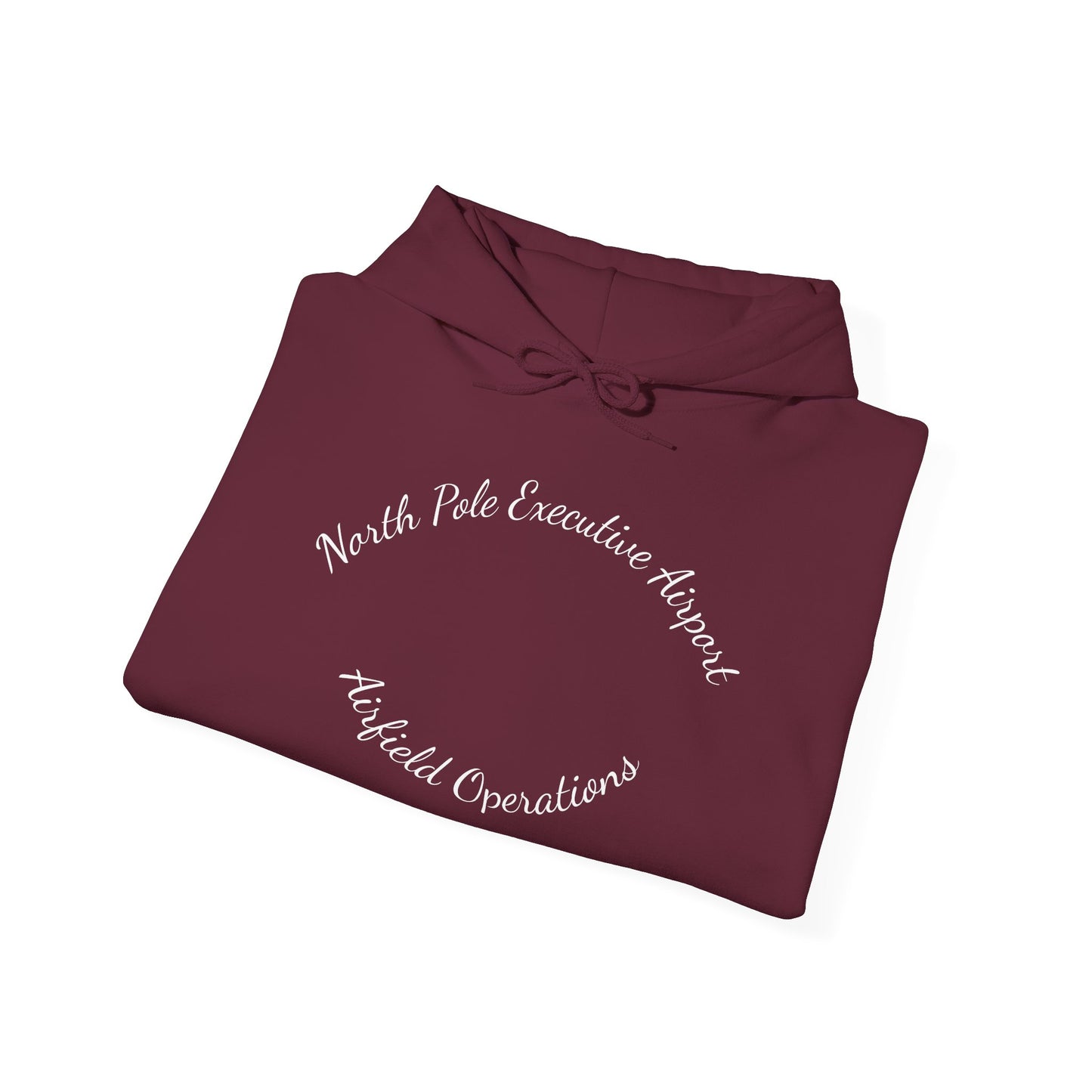 Elf Force One Hoodie — North Pole Executive Airport Crew Sweatshirt
