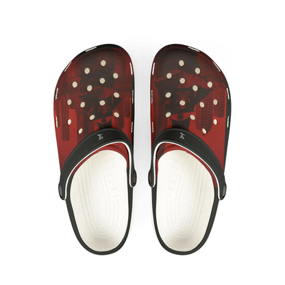 Red Marauders - Gasparilla Edition - Men's and Women's Slides, Clogs, Shoes