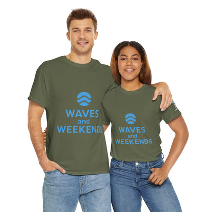 Waves and Weekends Tee - My Commute is to the Sandbar
