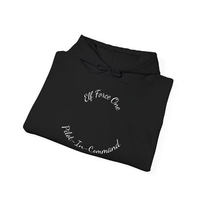 Elf Force One Hoodie — North Pole Executive Airport Crew Sweatshirt
