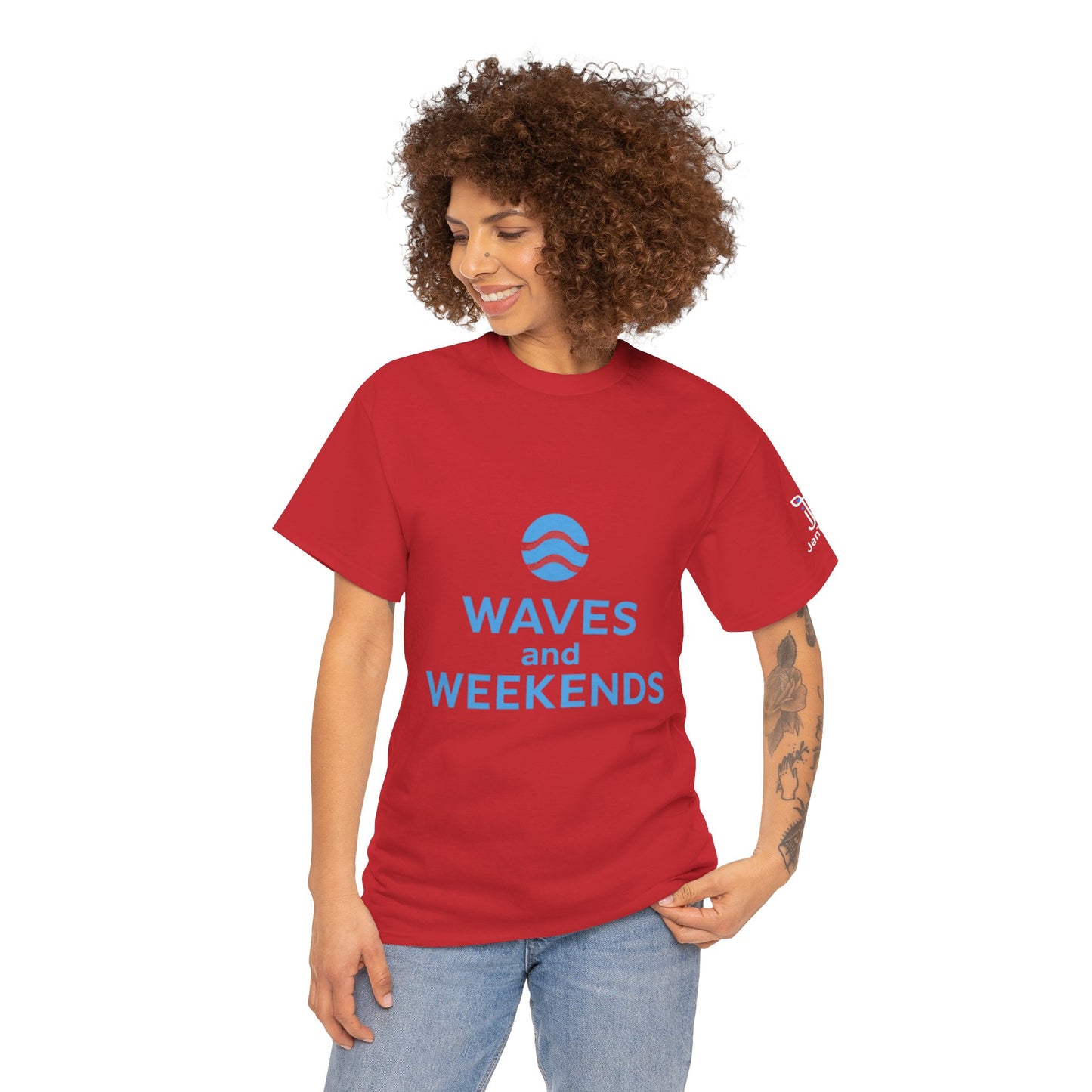 Waves and Weekends Tee - My Commute is to the Sandbar