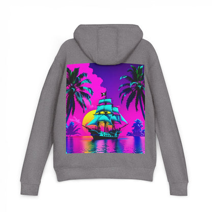 Neon Seas Tropical Paradise Hoodie