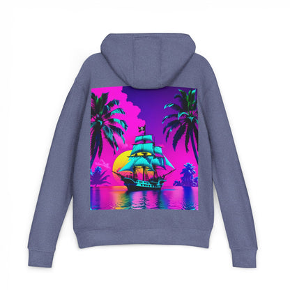 Neon Seas Tropical Paradise Hoodie