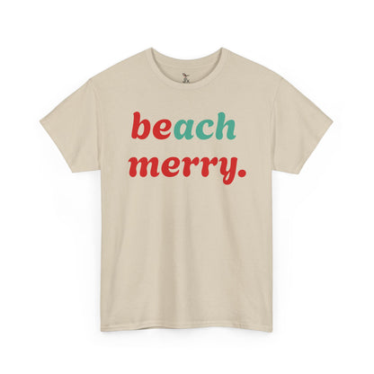 “Beach Merry” — Holiday T-Shirt