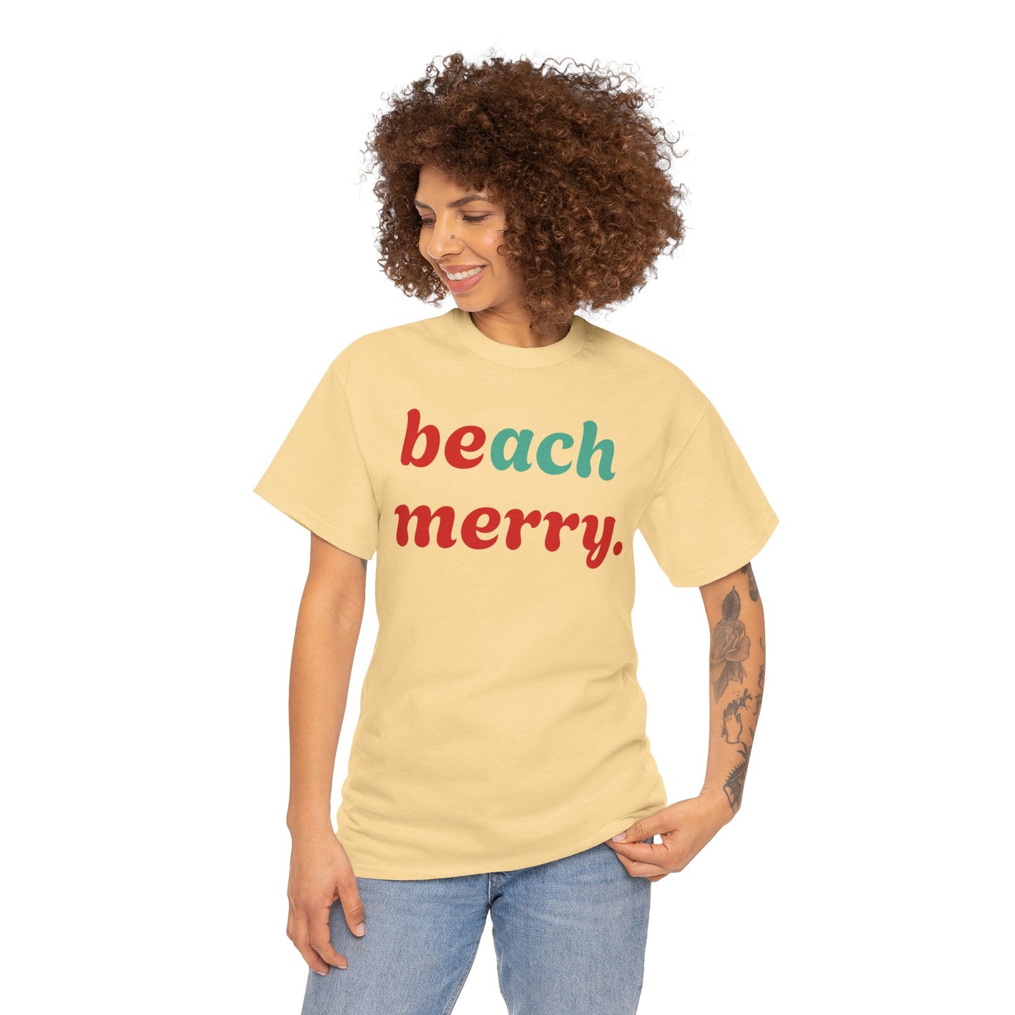 “Beach Merry” — Holiday T-Shirt