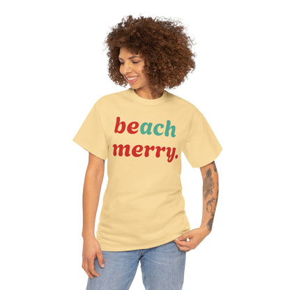 “Beach Merry” — Holiday T-Shirt