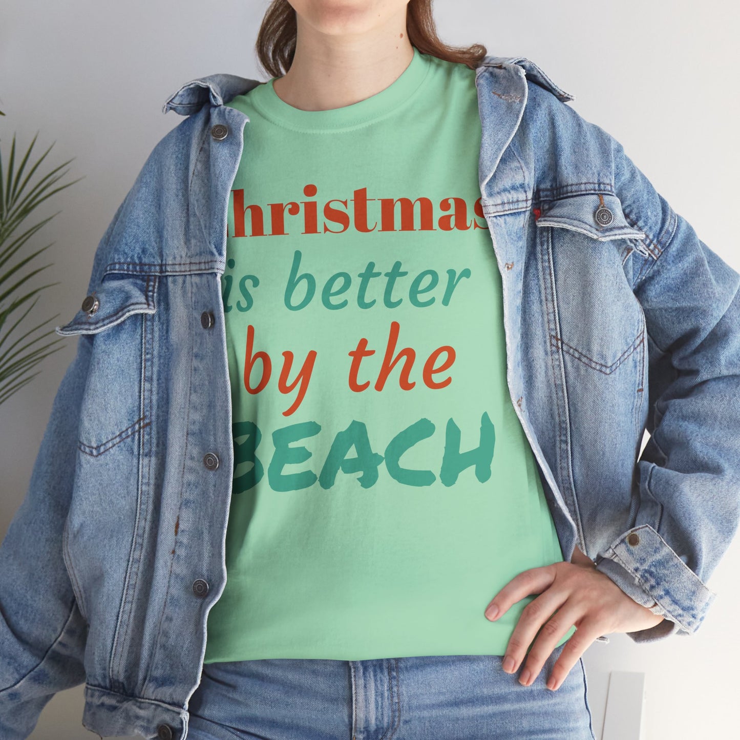 “Christmas Is Better by the Beach” — Holiday T-Shirt