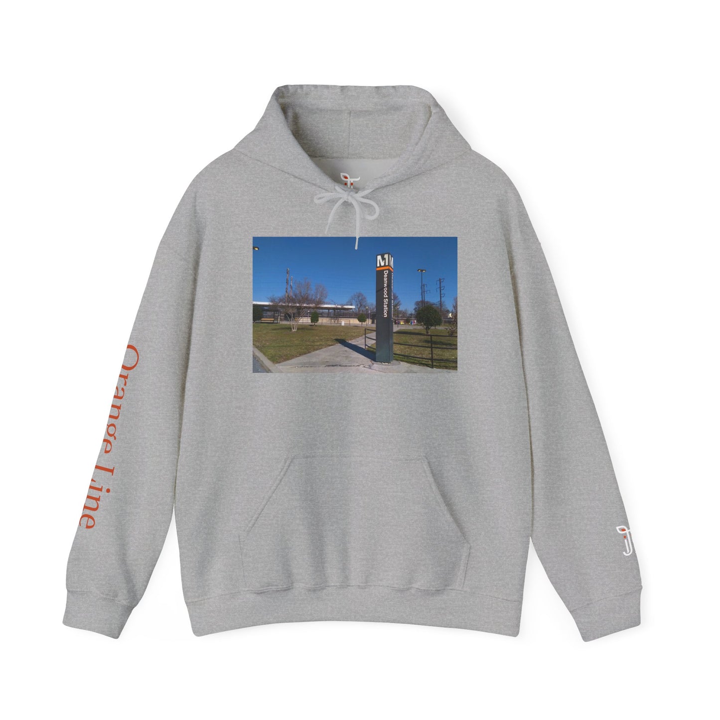 Orange Line Metro Hoodie