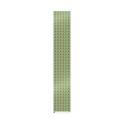 Personalize! Green Pattern with Elves, Presents & Candy Canes — Holiday Wrapping Paper Rolls