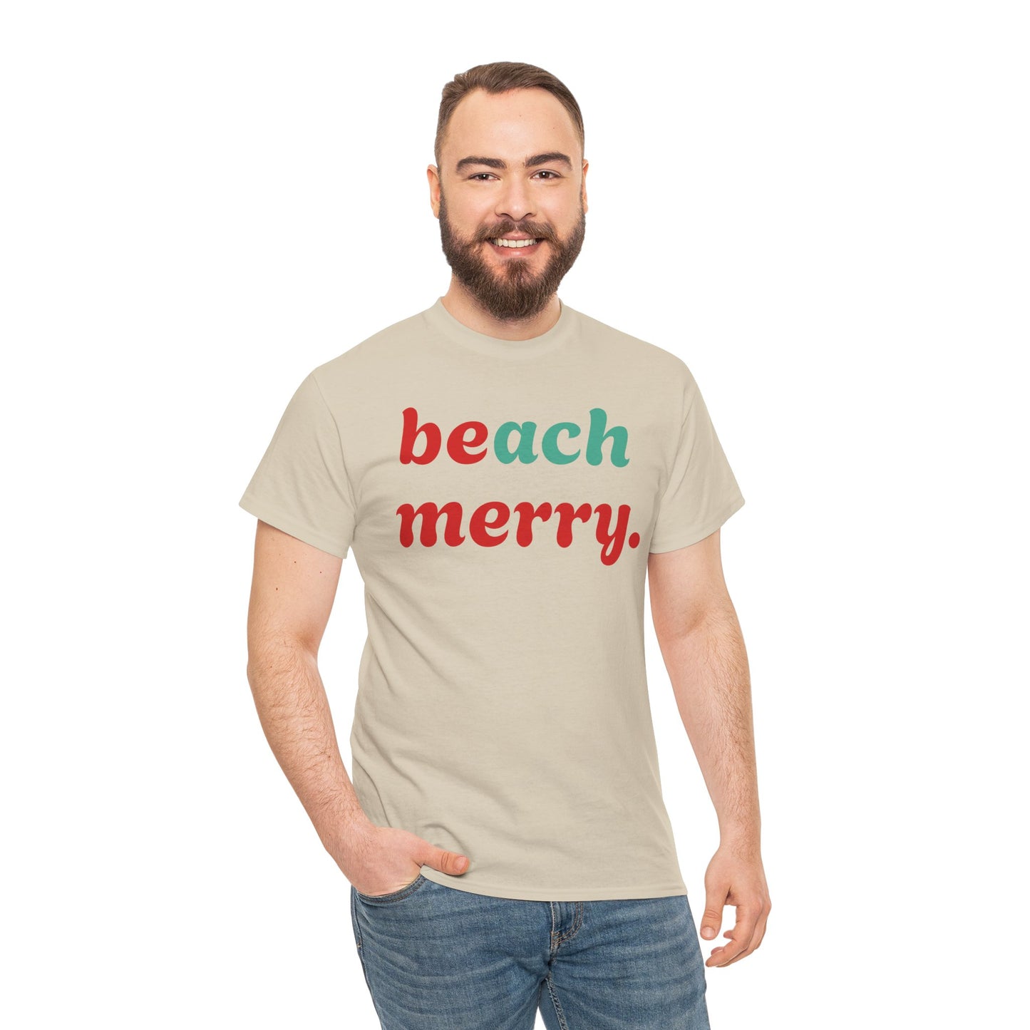 “Beach Merry” — Holiday T-Shirt
