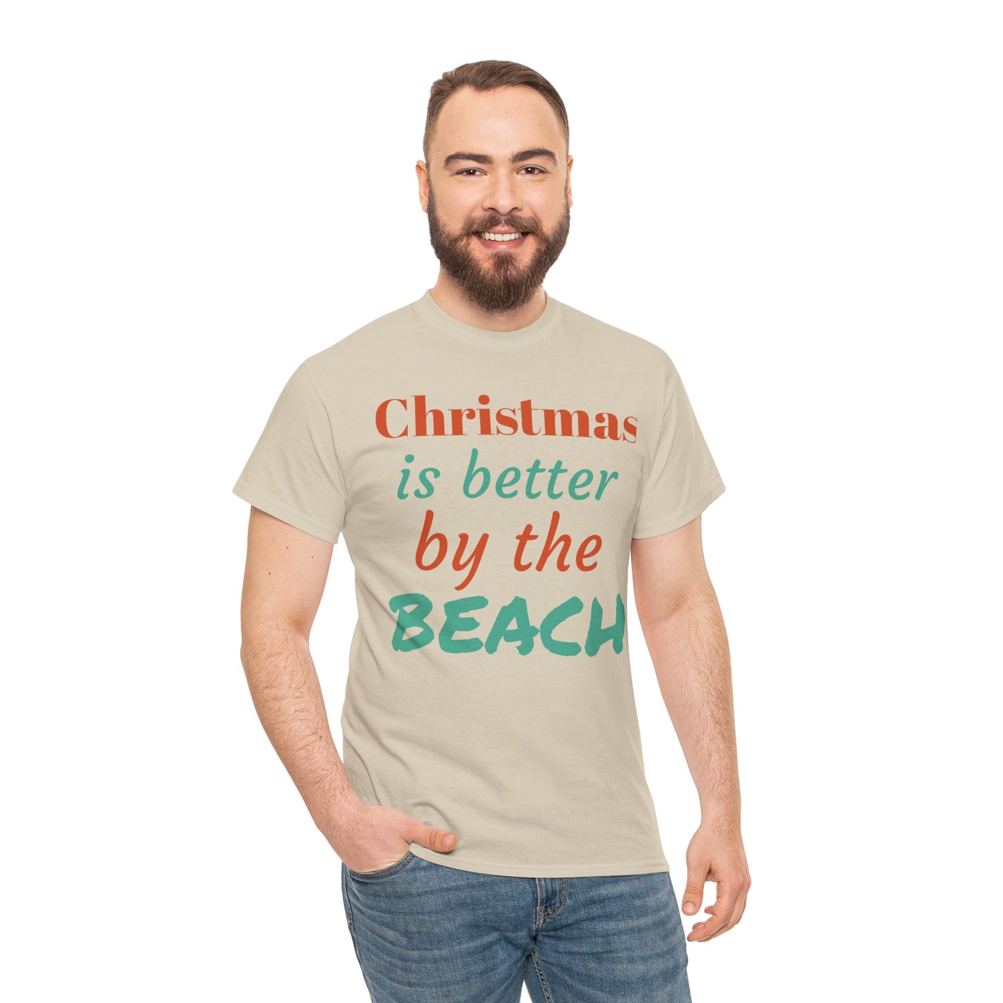 “Christmas Is Better by the Beach” — Holiday T-Shirt
