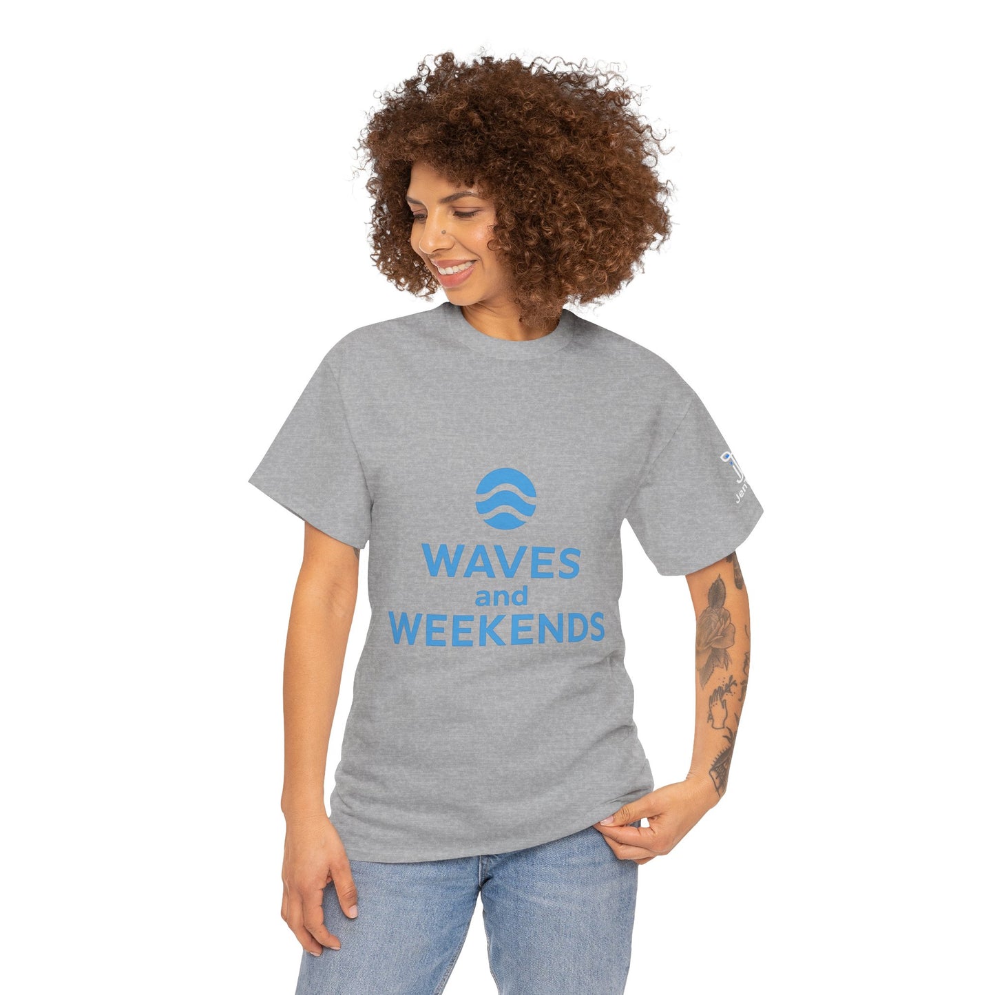 Waves and Weekends Tee - My Commute is to the Sandbar