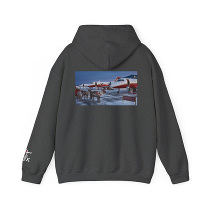 Elf Force One Hoodie — North Pole Executive Airport Crew Sweatshirt