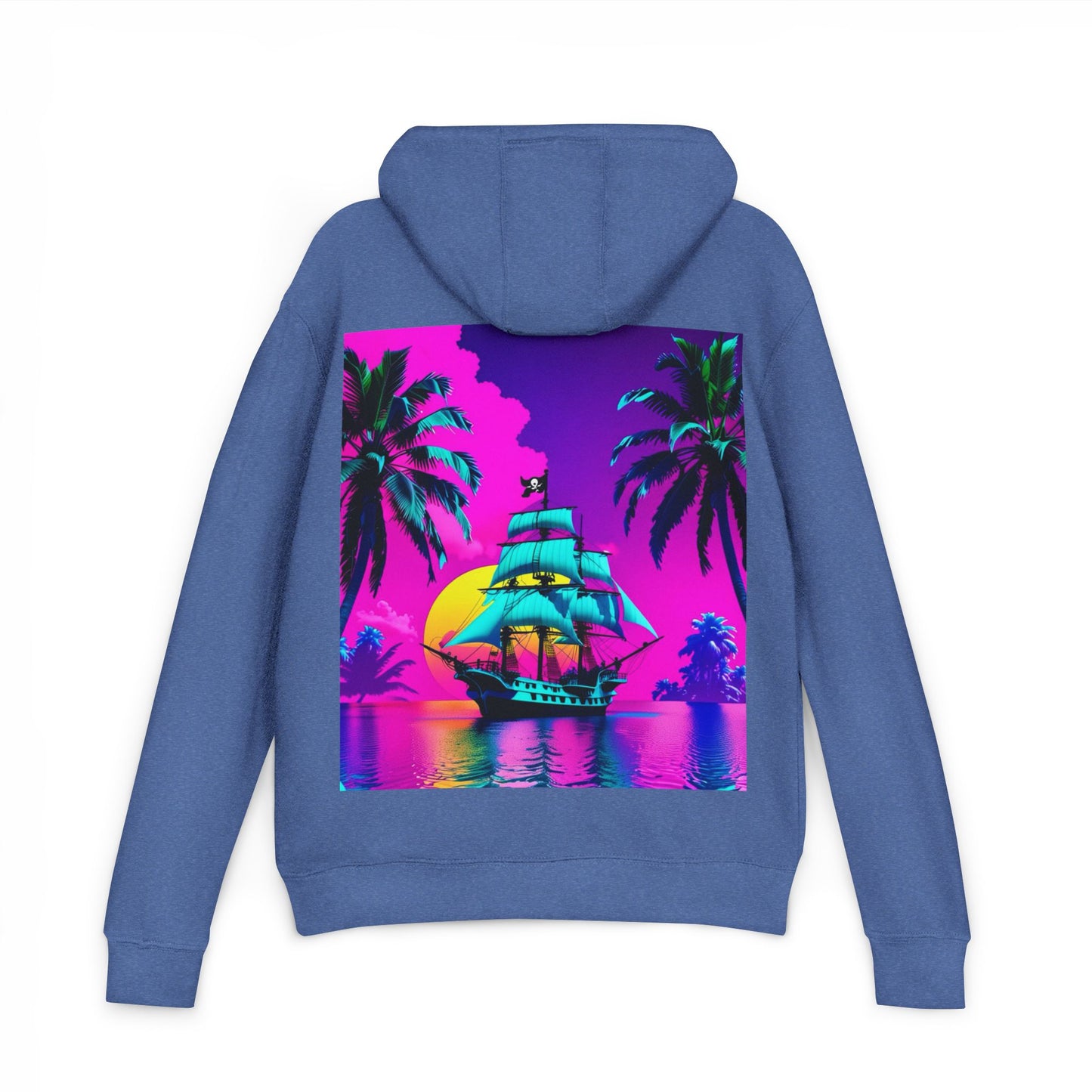 Neon Seas Tropical Paradise Hoodie