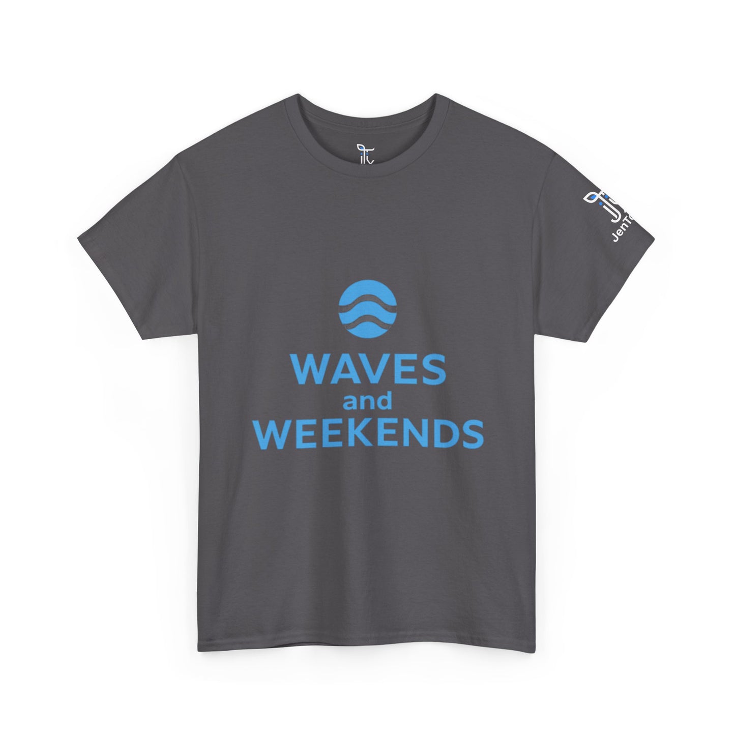 Waves and Weekends Tee - My Commute is to the Sandbar