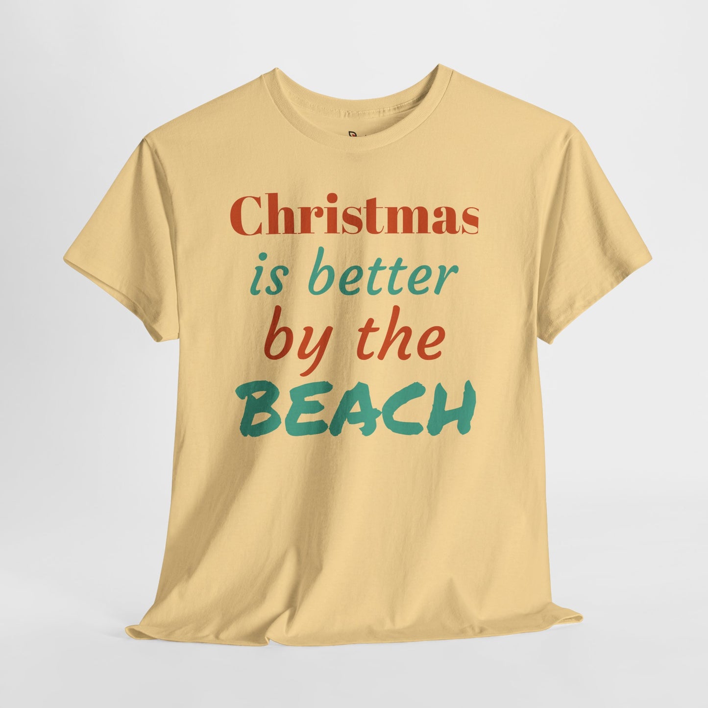 “Christmas Is Better by the Beach” — Holiday T-Shirt