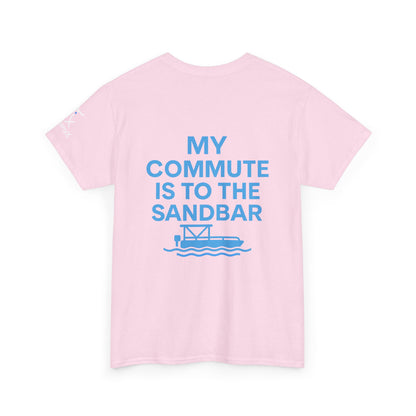Waves and Weekends Tee - My Commute is to the Sandbar