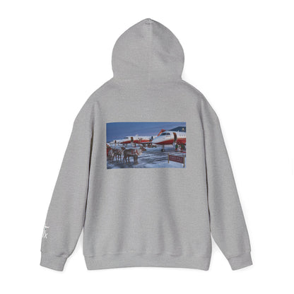 Elf Force One Hoodie — North Pole Executive Airport Crew Sweatshirt