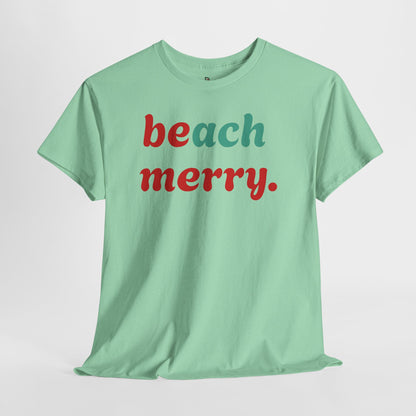 “Beach Merry” — Holiday T-Shirt