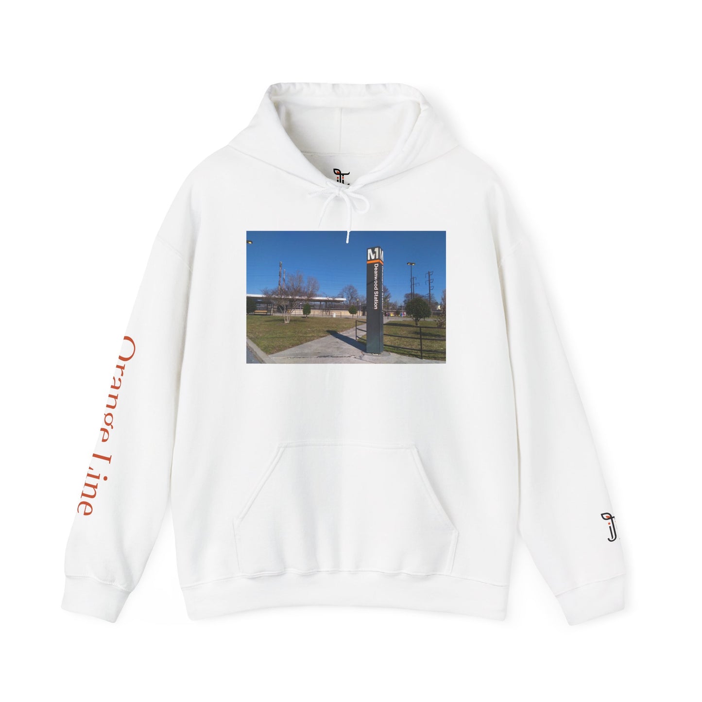 Orange Line Metro Hoodie