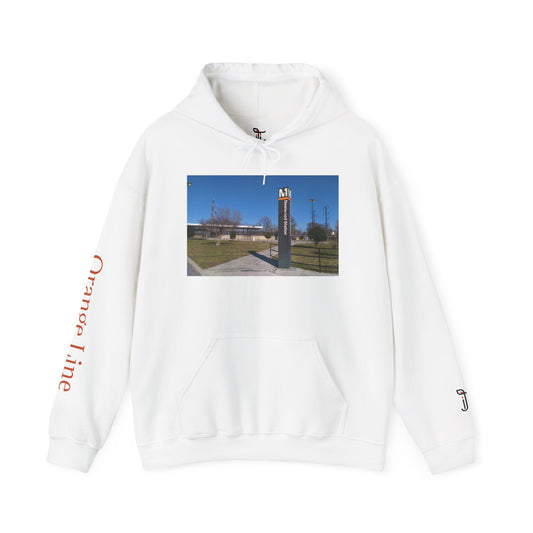 Orange Line Metro Hoodie