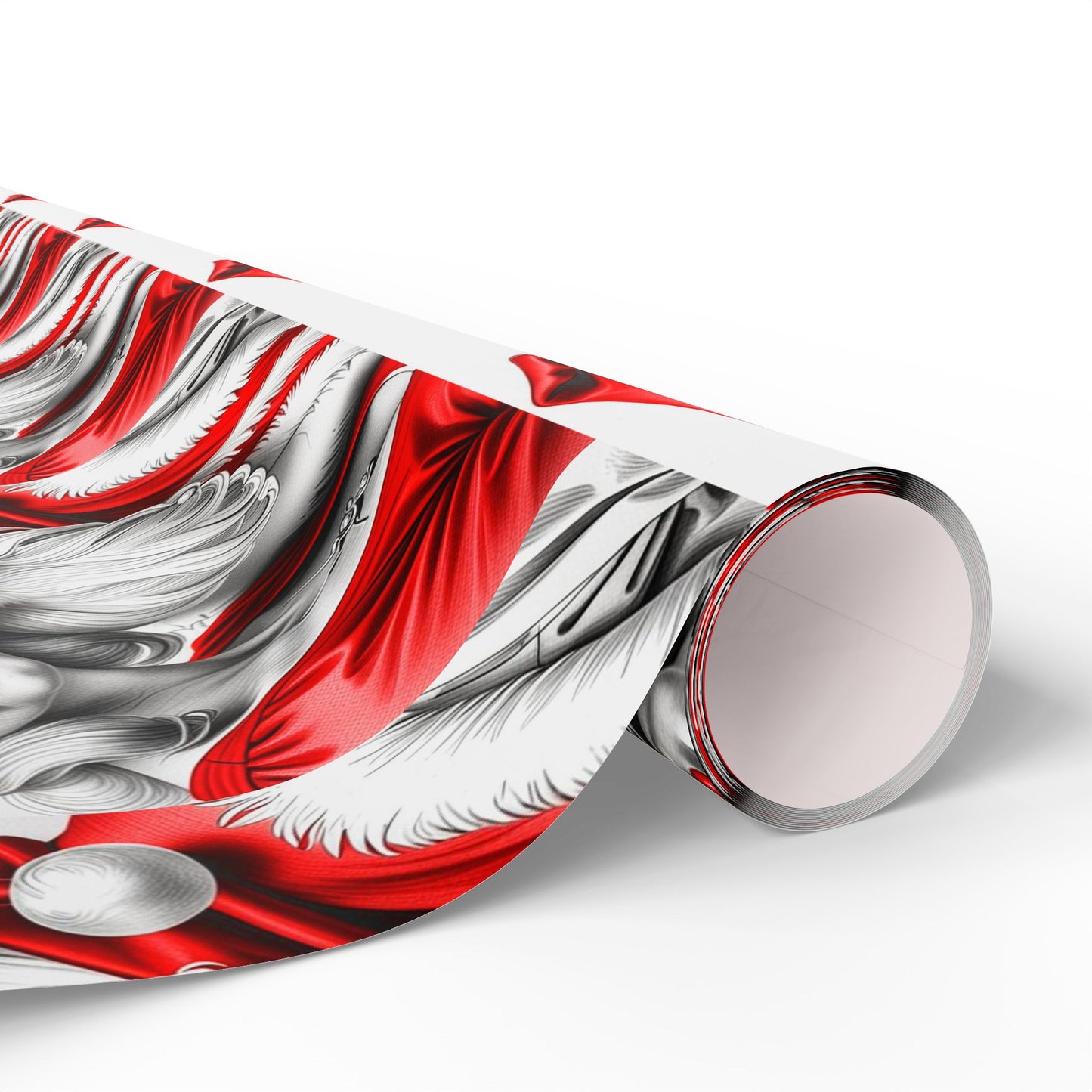 Mr. and Mrs. Claus — Holiday Wrapping Paper Rolls