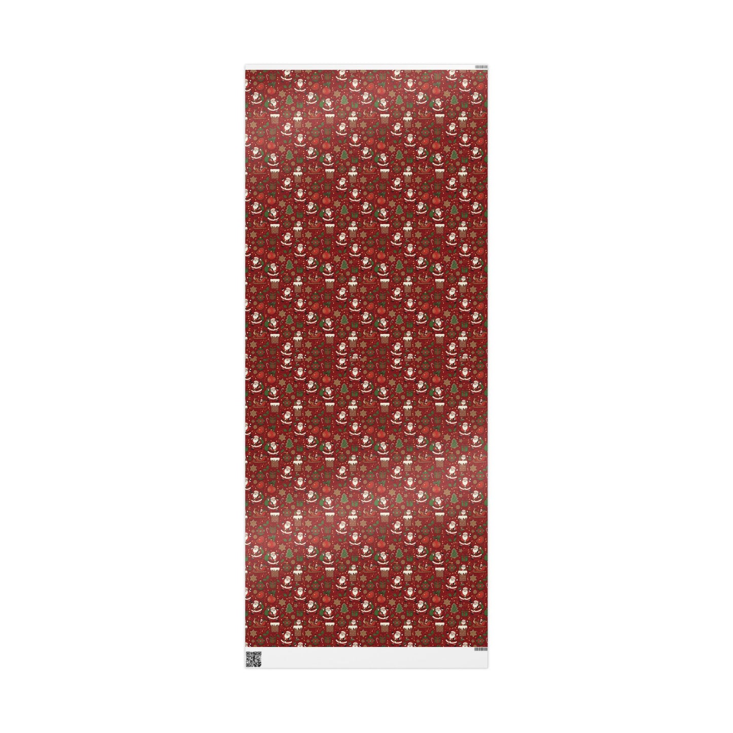 Christmas Santa Print — Holiday Wrapping Paper Rolls
