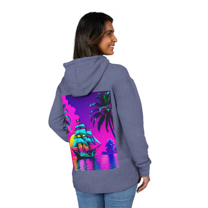 Neon Seas Tropical Paradise Hoodie
