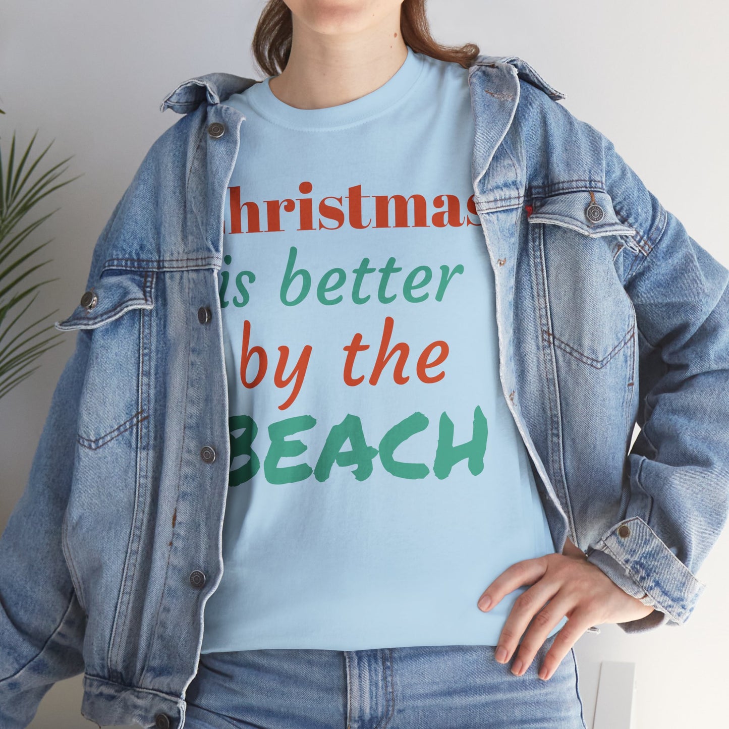 “Christmas Is Better by the Beach” — Holiday T-Shirt