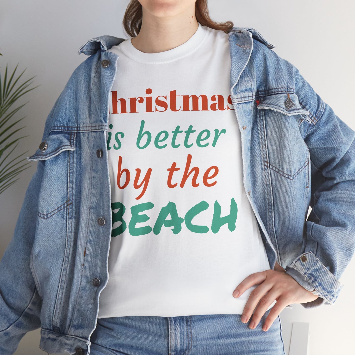 “Christmas Is Better by the Beach” — Holiday T-Shirt