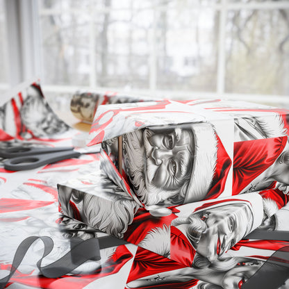 Mr. and Mrs. Claus — Holiday Wrapping Paper Rolls