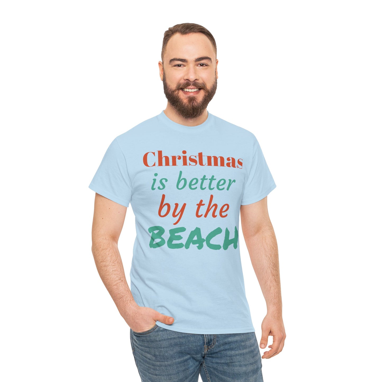 “Christmas Is Better by the Beach” — Holiday T-Shirt