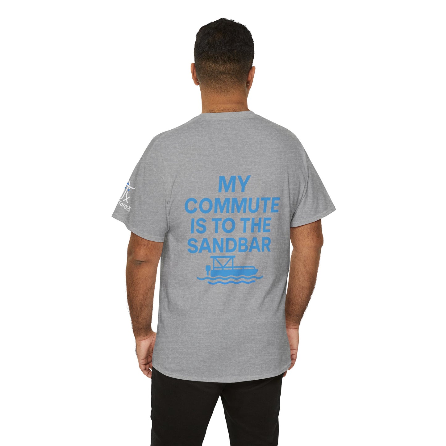 Waves and Weekends Tee - My Commute is to the Sandbar