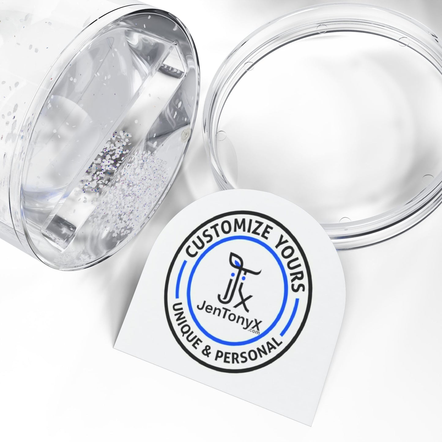 Customizable Snow Globe – Personalized Desk Ornament, Unique Corporate or Holiday Gift