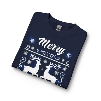 Merry Christmas Reindeer Long Sleeve Shirt