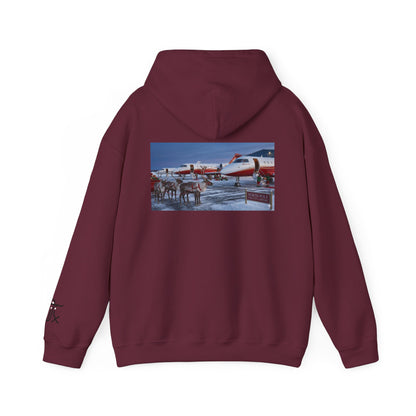 Elf Force One Hoodie — North Pole Executive Airport Crew Sweatshirt