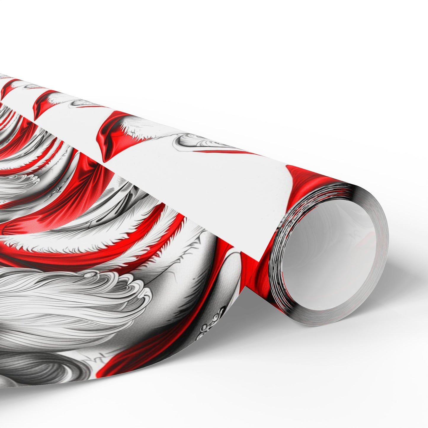 Mr. and Mrs. Claus — Holiday Wrapping Paper Rolls