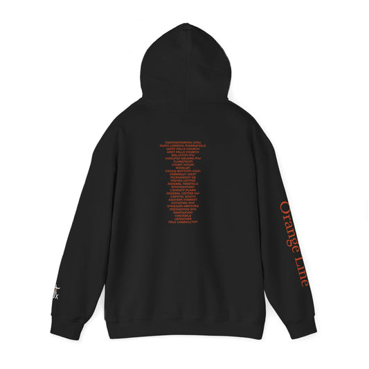 Orange Line Metro Hoodie