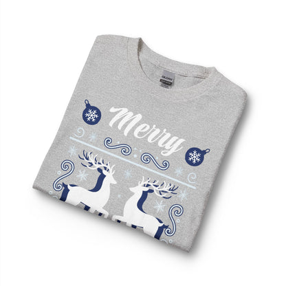 Merry Christmas Reindeer Long Sleeve Shirt