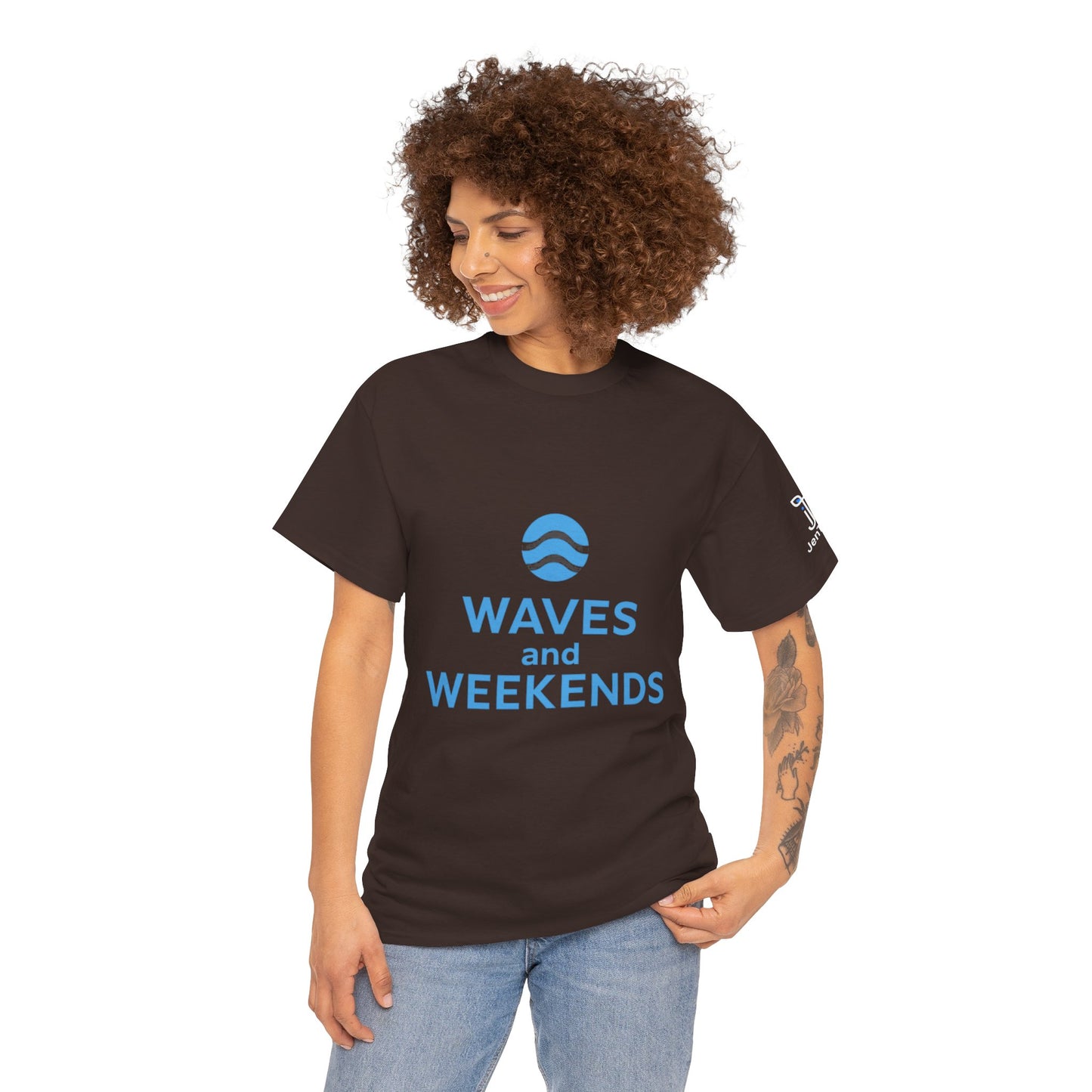 Waves and Weekends Tee - My Commute is to the Sandbar