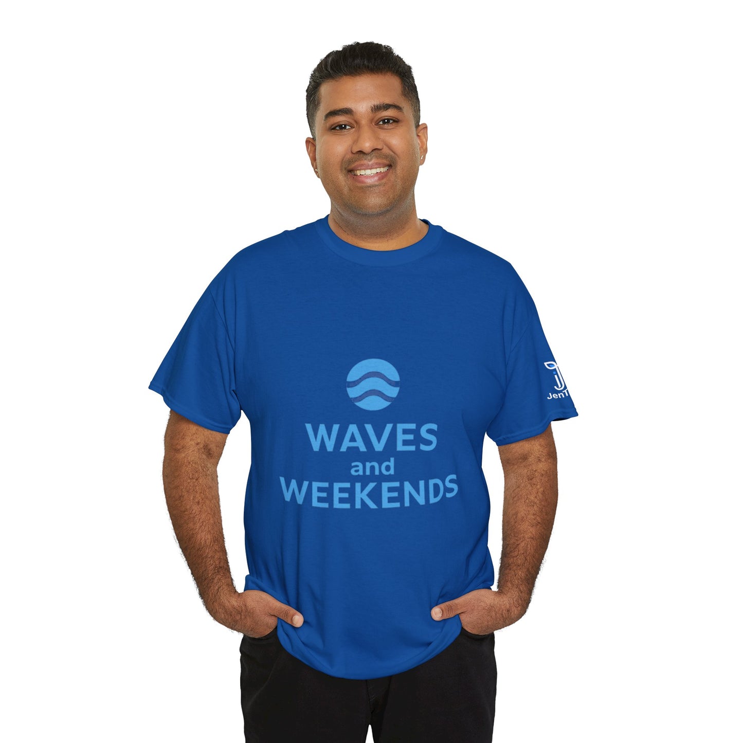 Waves and Weekends Tee - My Commute is to the Sandbar