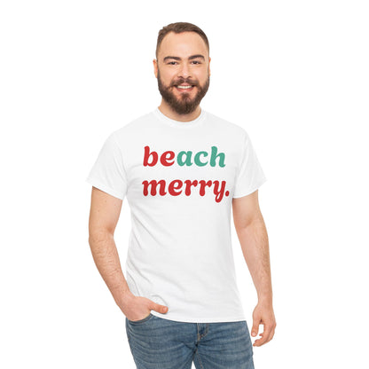 “Beach Merry” — Holiday T-Shirt